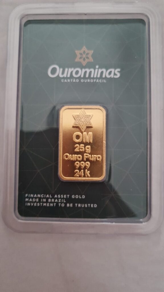 Compro barra de ouro na República 2